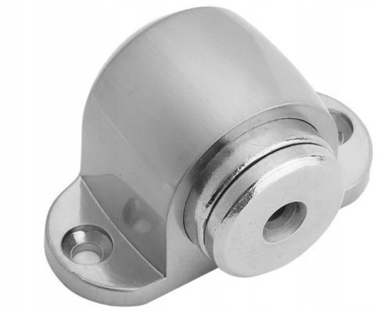 Magnetische Deurstopper - Zilver - RVS - Inclusief Montagemateriaal