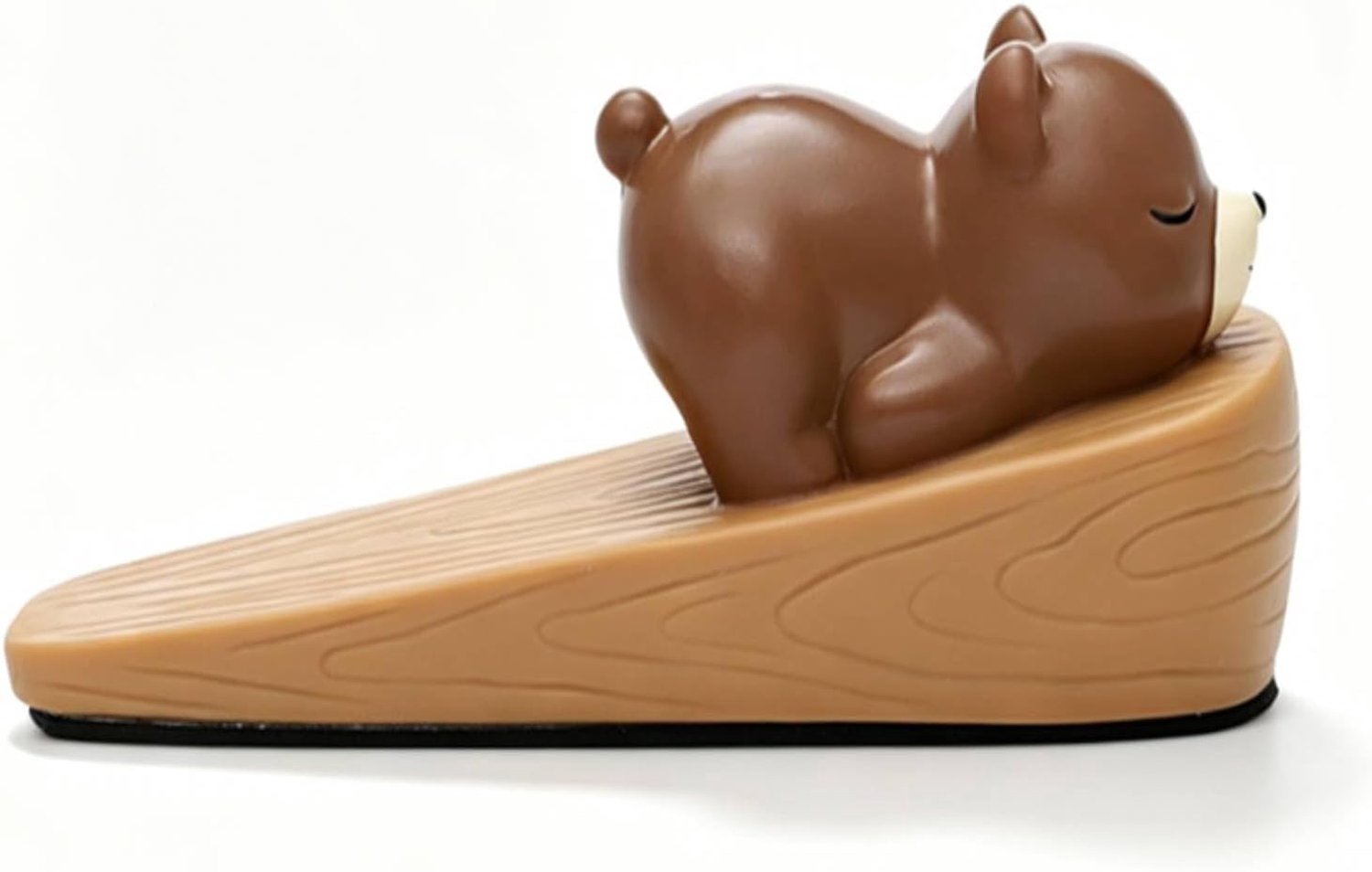 SnelShoppen - Schattige Dieren Deurstopper - Decoratieve Deur Wedge - Funny Bear Design - Zacht PVC - Geluidsabsorberend - Voor Thuis, Kantoor, Kinder