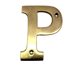 Brass Deur Naam - Messing - 4 inch - Klassiek Ontwerp - Voor