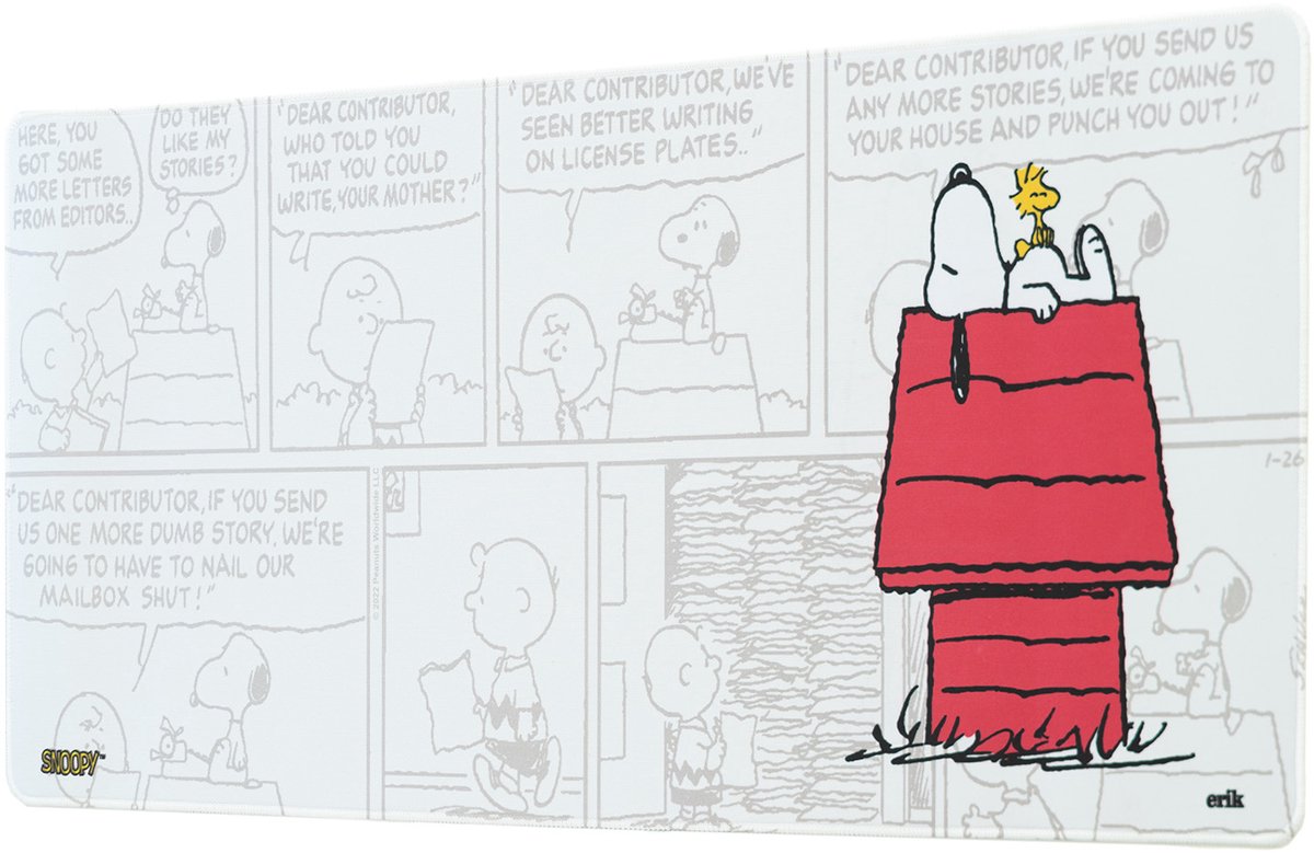 Snoopy Bureau Onderlegger XL