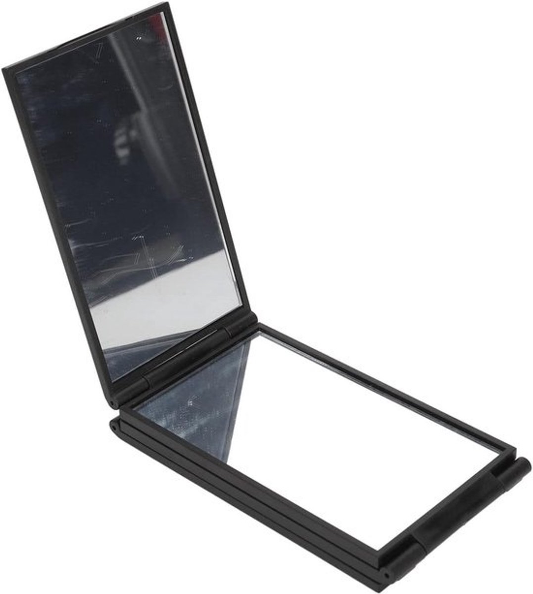 Make-upspiegel - 4-weg spiegel - Make-up aanbrengen - 360 graden zicht - 14 x 3 cm - Zwart