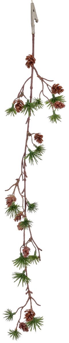 Gasper kunstslinger ceder met clip 58 cm donkergroen