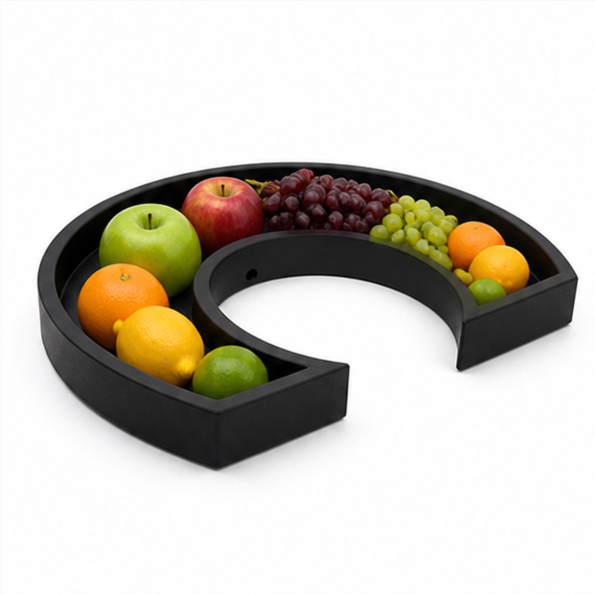 Fiastra Arco fruitschaal - Zwart