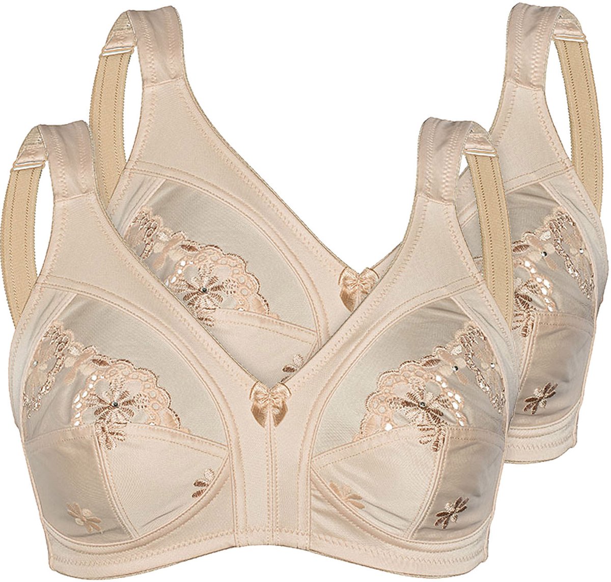 2-pack Zachte bh Functional Bras