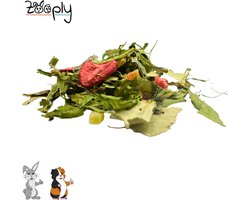 Zooply Tropische Kruidenmix - Kruiden & Snacks - 100% natuurlijk - Voor konijnen & cavia's - 450 gram