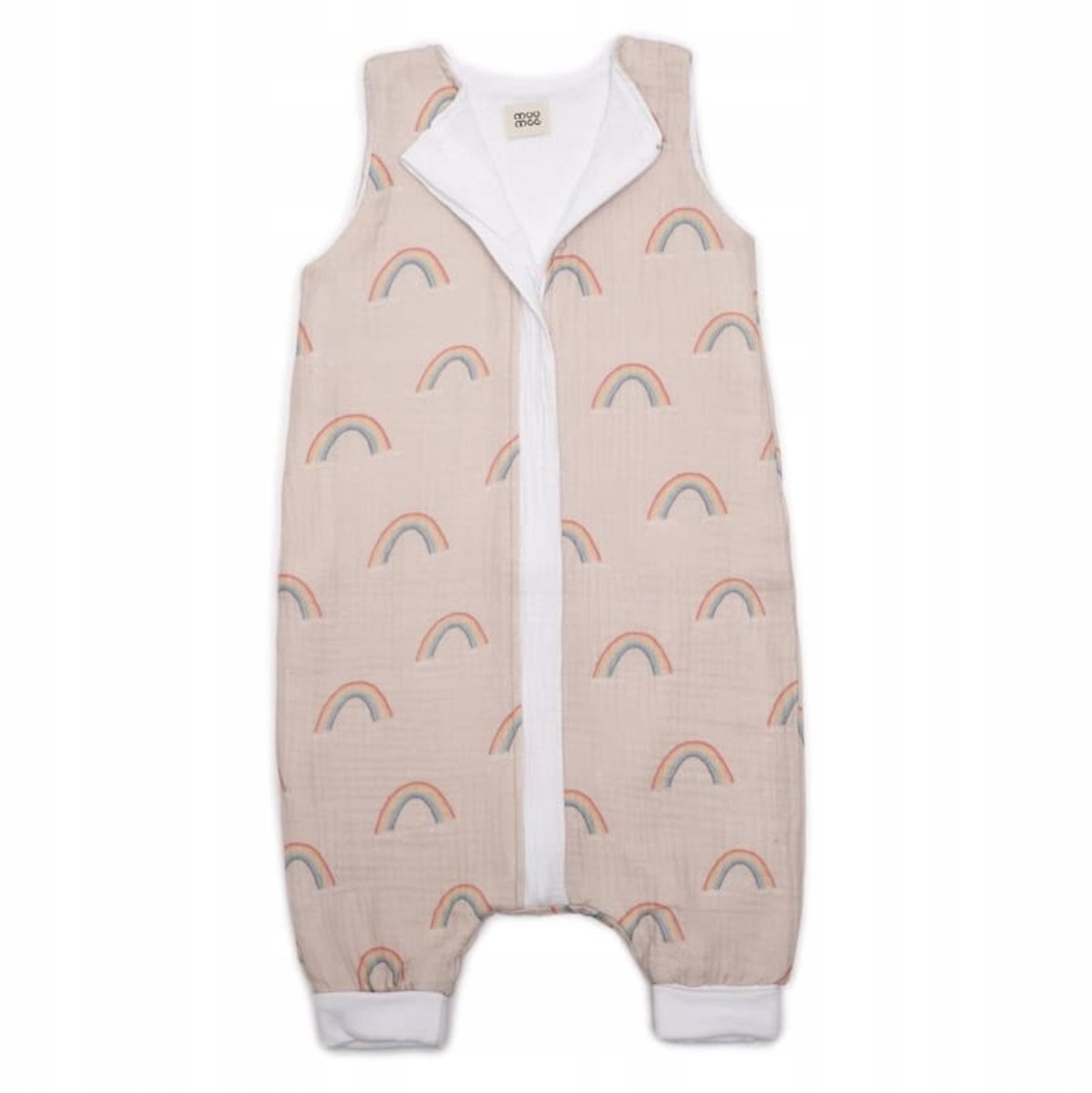 Babyslaapzak met poten, TOG 1.0, Muslin, Maat S, Omkeerbaar