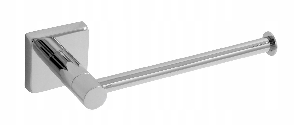 Merkloos Zilverkleurig Metalen Toiletpapierhouder - Badkamer Accessoire