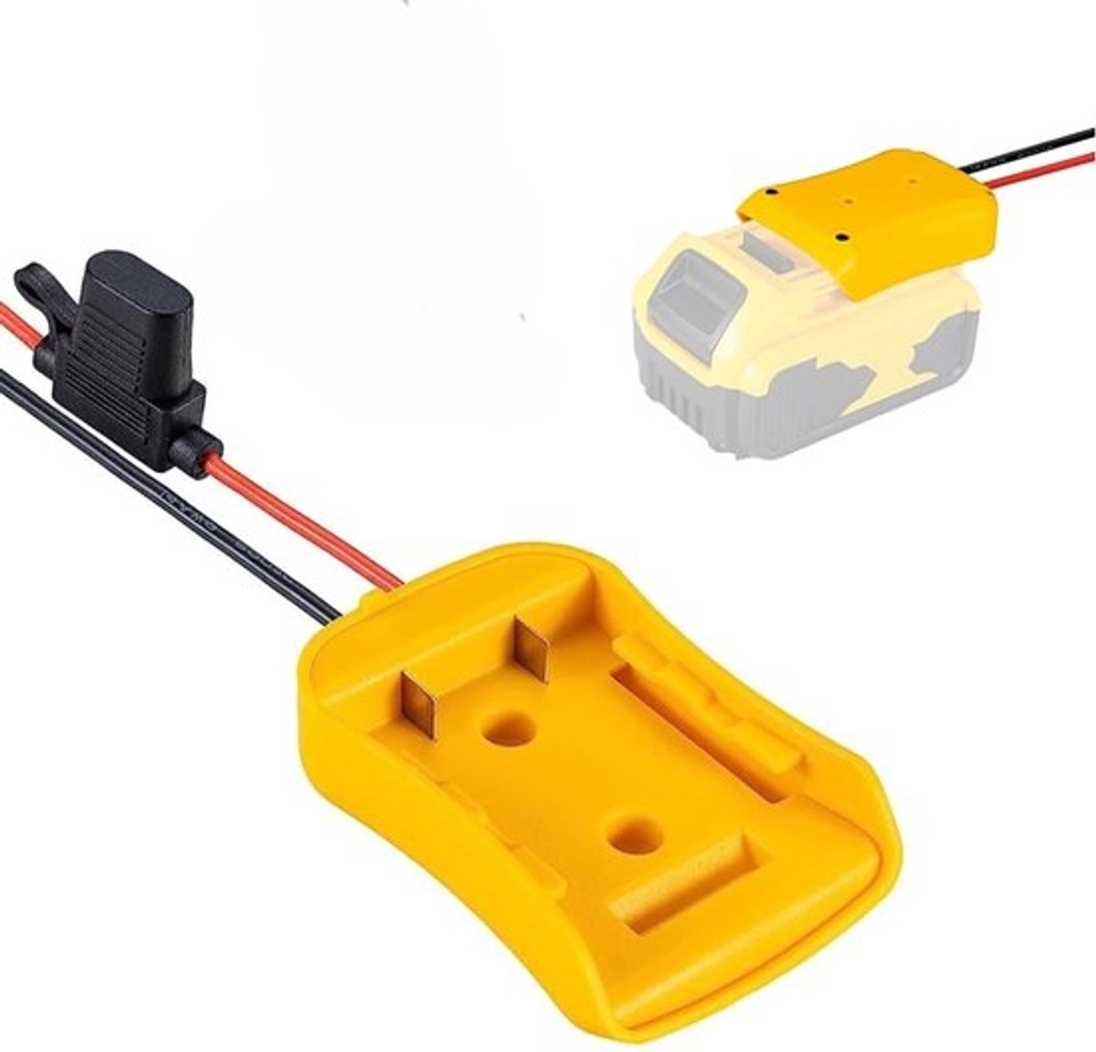 Solidchoice - Auto Start Adapter voor Lithium-Ion Batterijen 12V