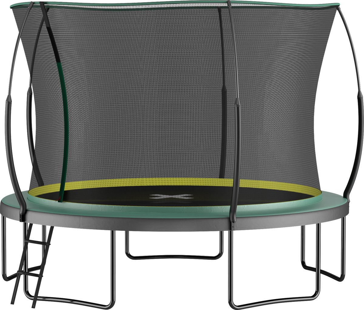 MODFU Trampoline Veiligheidsnet Zonder Veren 366 Cm Groen