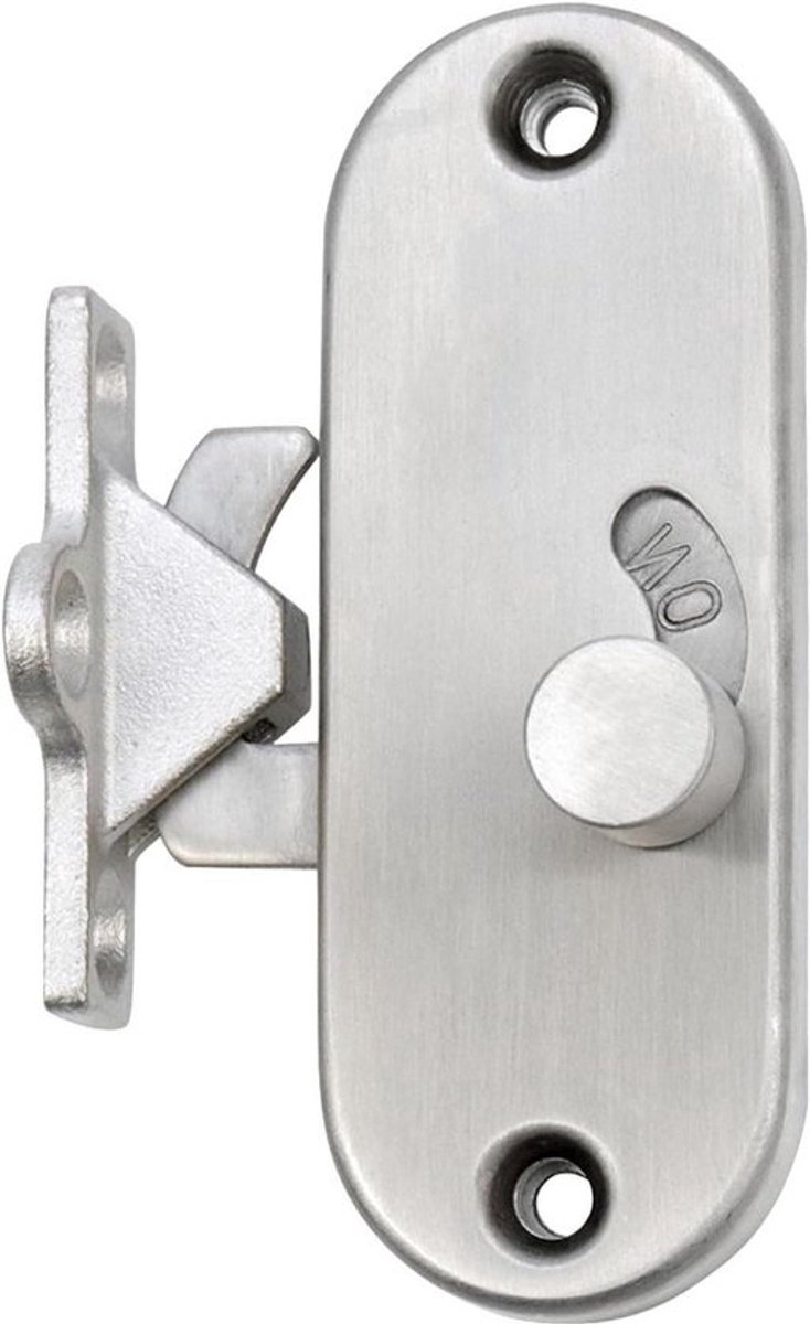 Schuif Klink Lock - Vat Bolt Latch - Deur Beveiligen - Roestvrij Staal - 34 x 12 inch - Zilver