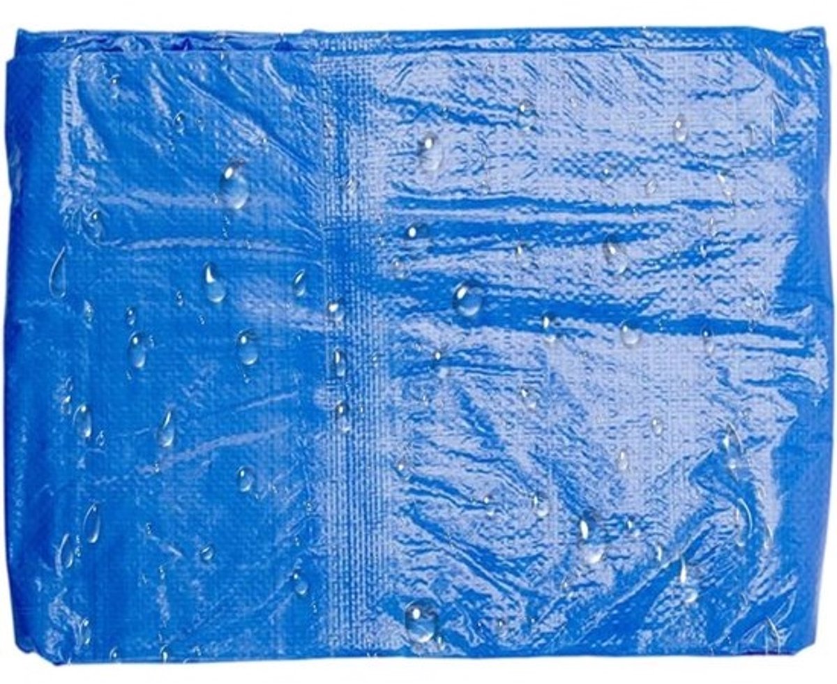 Zwembad Afdekzeil - Tuin Zwembadhoes - Bescherming Tegen Vuil - Drievoudige Bescherming - 170 x 160 cm - Blauw