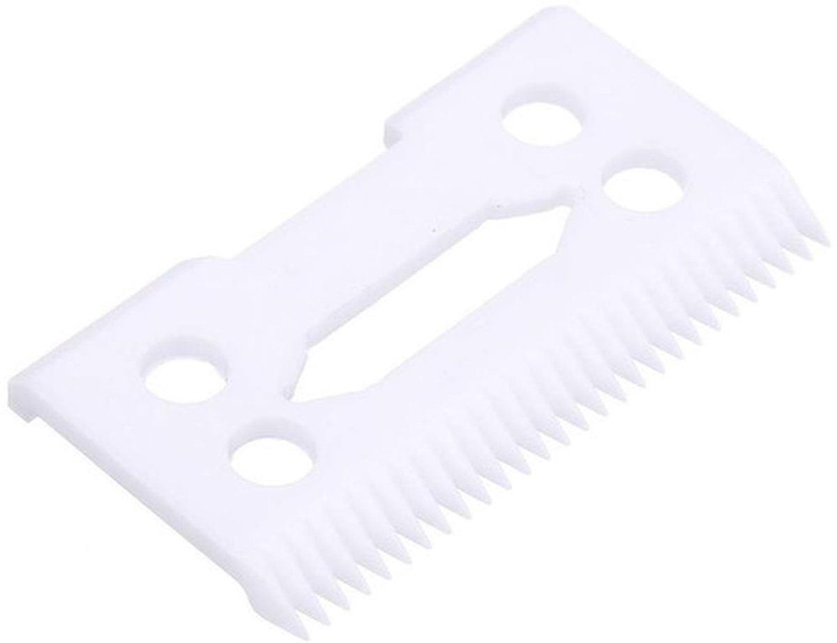 Dailygoody - Keramische mes - Knip- en trimmes voor haar - Hoogwaardige kwaliteit - Wit - Geschikt voor alle haartypes - Duurzaam en hittebestendig