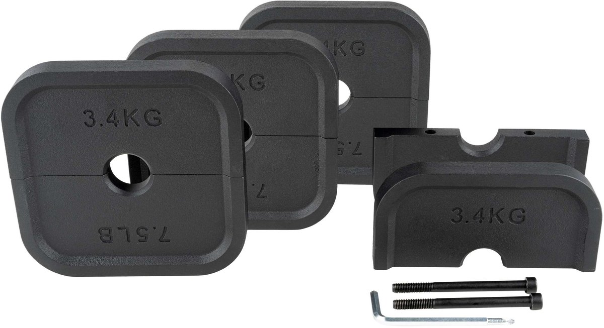 Ironmaster Heavy Handle Plate Kit - Accessoire voor de Quick-Lock Verstelbare dumbbell