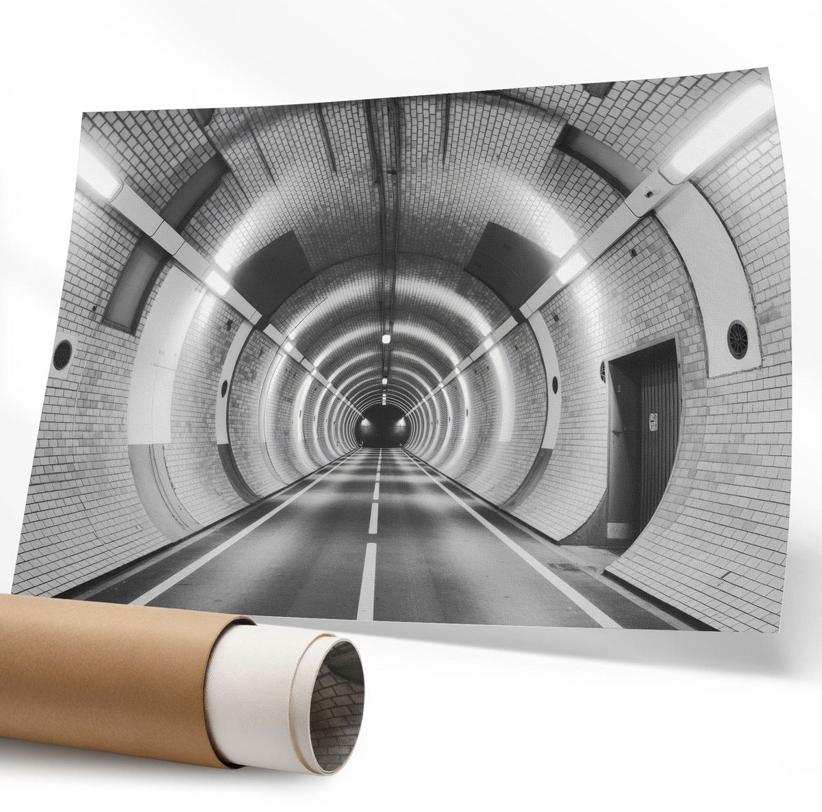 Coloray Polycanvas Wandposter - Bosmagie, Fotografie - 594 x 840 mm - Groen Kunst - Rechthoek - Wandkunstwerk - Slaapkamer - Expressief