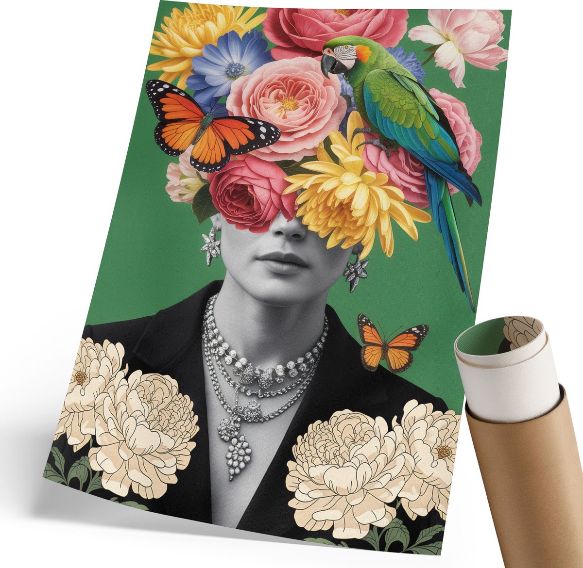 Wallfluent Polycanvas Wandposter - Waterkoker Op Het Vuur, Fotografie - 297 x 420 mm - Grijs Motief - Rechthoek - Interieurdecoratie - Woonkamer, Slaapkamer, Kantoor - Rustiek