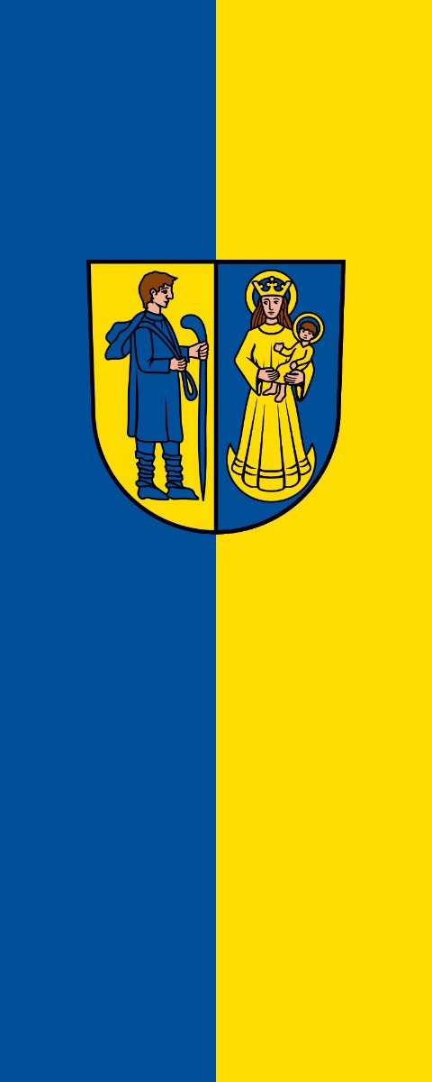 Vlag Waldshut 200x300cm