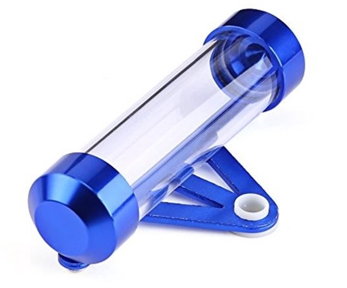 Dailygoods- Verzekering Sticker Houder Waterdicht - Cilindrische Beveiliging - Aluminiumlegering/Acryl - Geschikt voor Motorfietsen/Scooters - Duurzaam - Interne Belastingskaart Zichtbaar - Verzekeringhouder