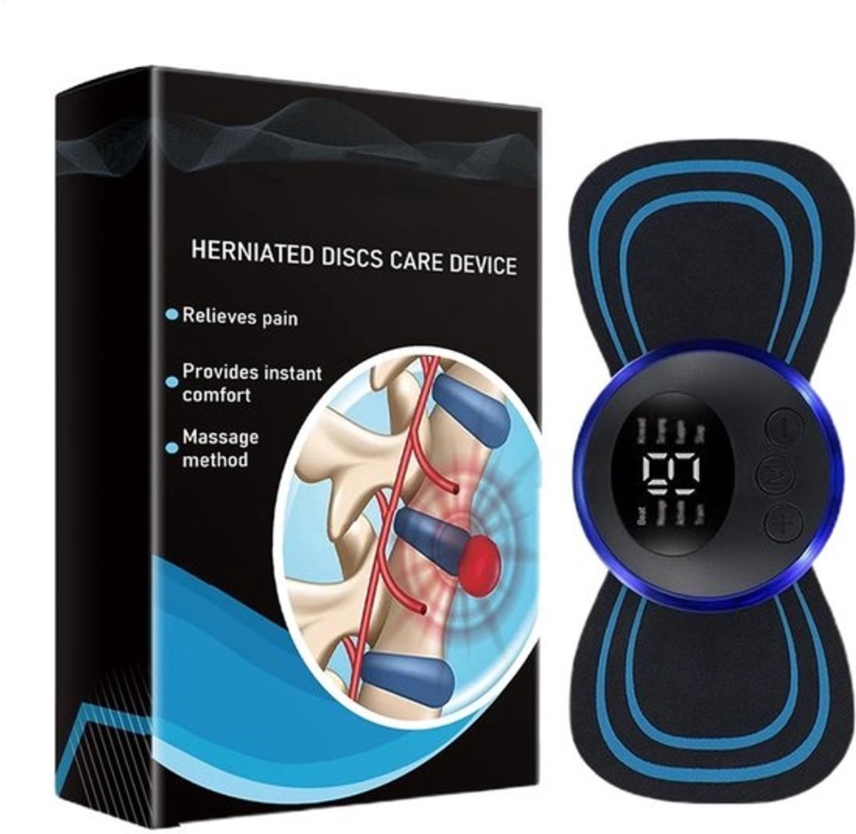 Rugmassage Apparaat - Lumbale Stretcher - Houding Corrigeren - Intelligent Controle Systeem - 14x6.5x1.5cm