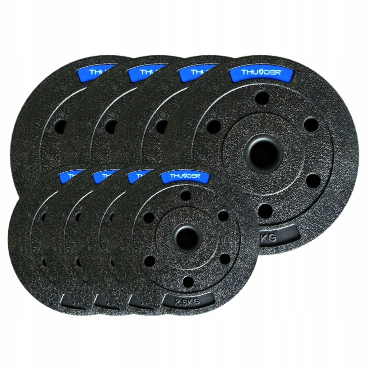 Gewichtsset 30kg Bitumen Composiet Halterplaten voor Stang