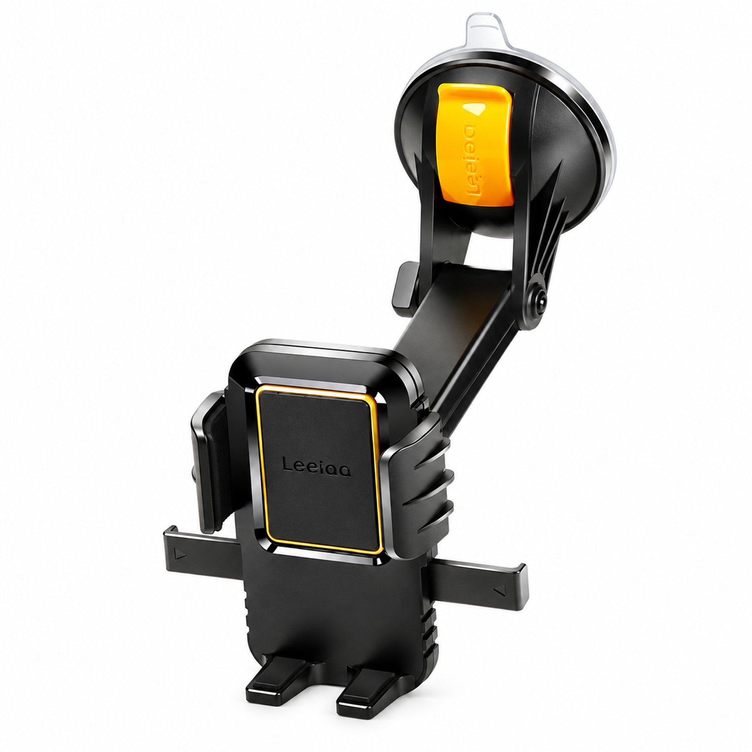 Telefoonhouder voor graafmachines, zuignap van 8 cm en basislengte van 19 cm