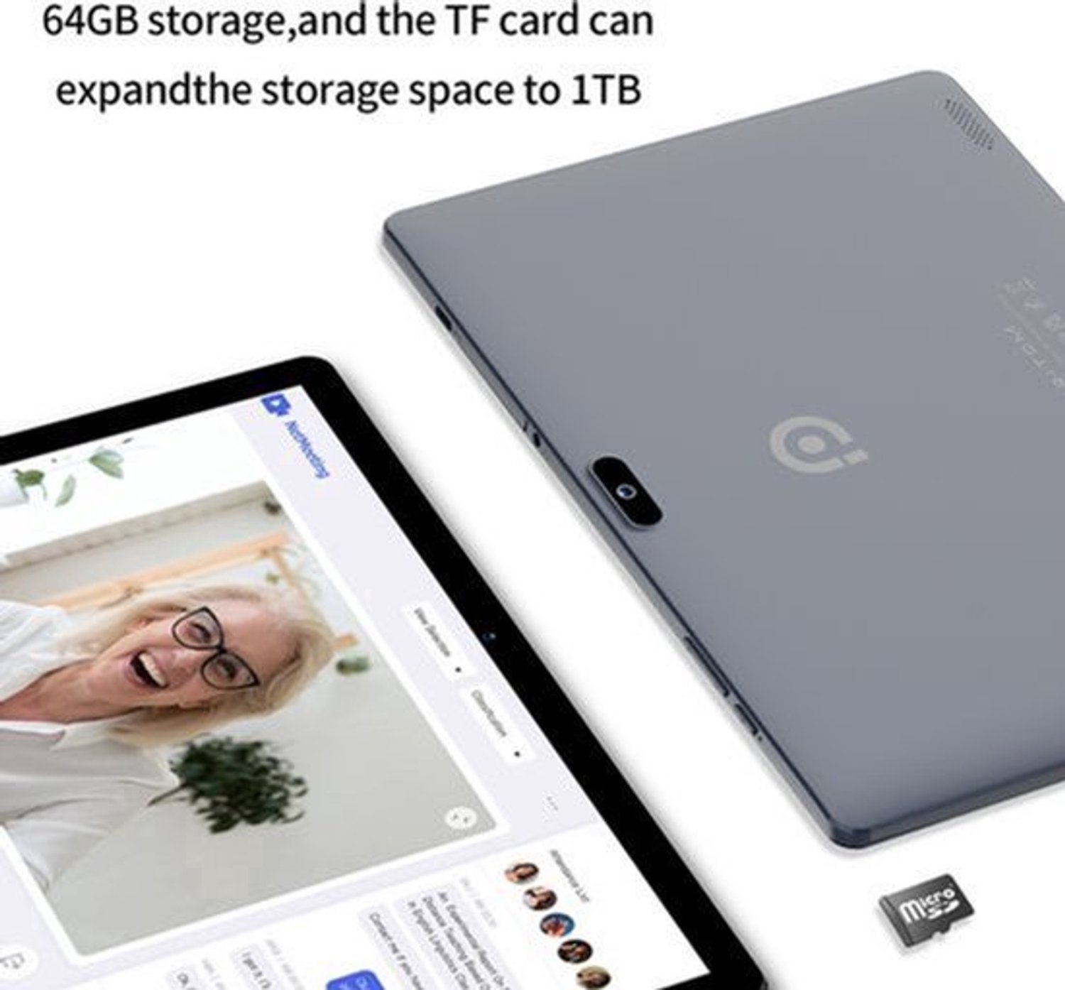 Tablet 10,1 Inch Android 13 - 4GB RAM - 64GB Opslag - 3G SIM Kaartsleuf - Quad Core Processor - Bluetooth En WiFi