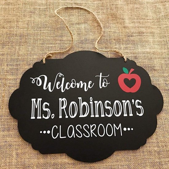 4 stuks schoolbordbord, houten dubbelzijdig hangend krijtbord, mini-berichtenbord met hangende touwtjes voor bruiloft, verjaardag, bar, buffetfeest — afbeelding 3