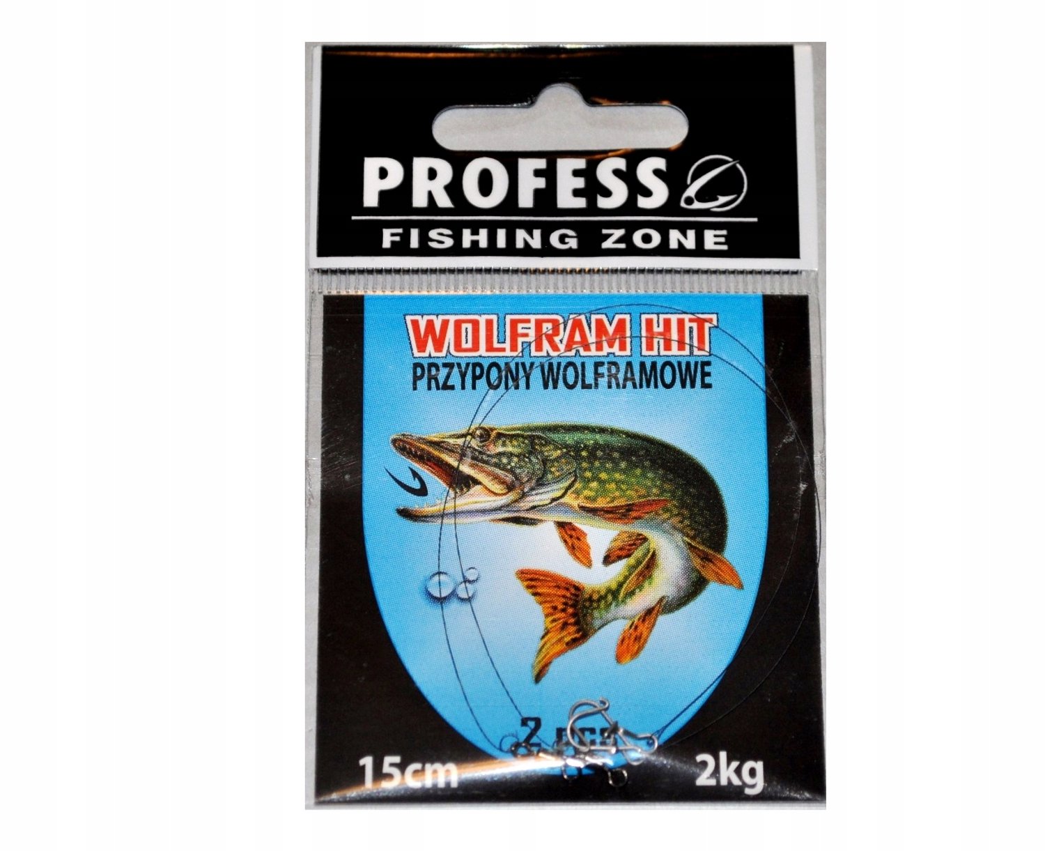 PROFESS Wolframen Onderlijnen (2 stuks) 2kg / 15cm