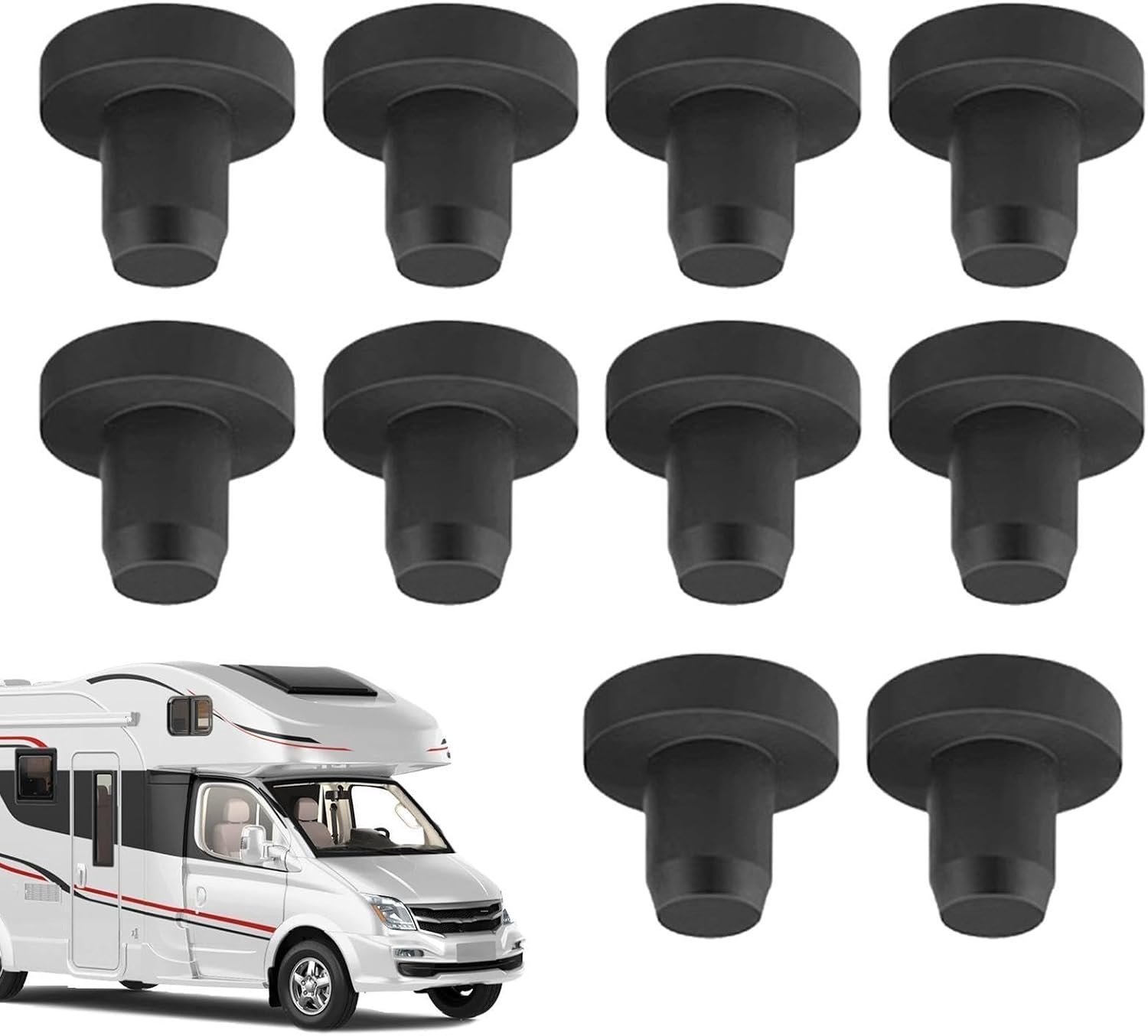 Rv Gatenpluggen 10 Stuks Herbruikbaar Waterdicht Flexibel