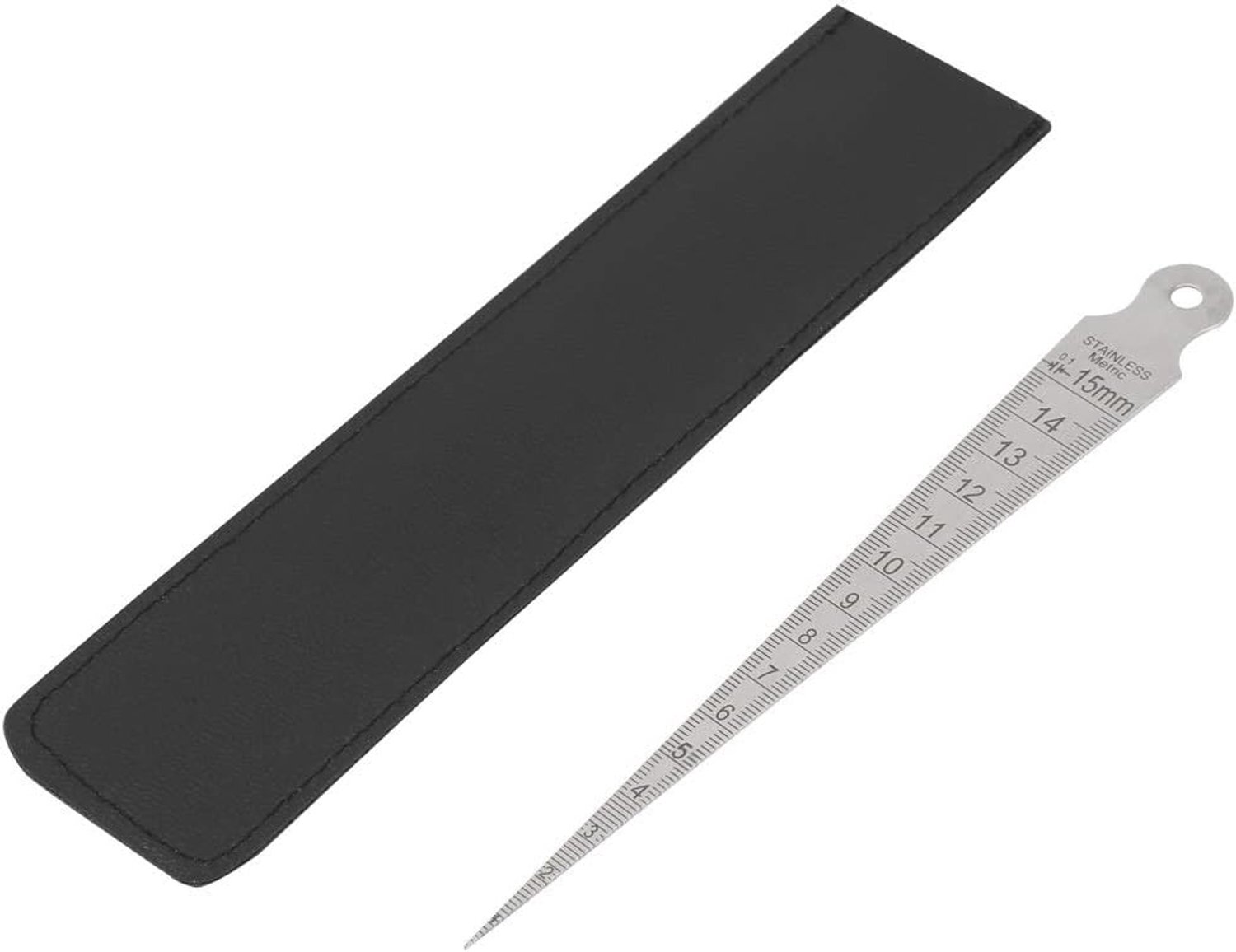 Conische meetklok 0-15mm - roestvrij staal - lasergegraveerd - ideaal voor lassen en kegelmetingen - ShopVlot