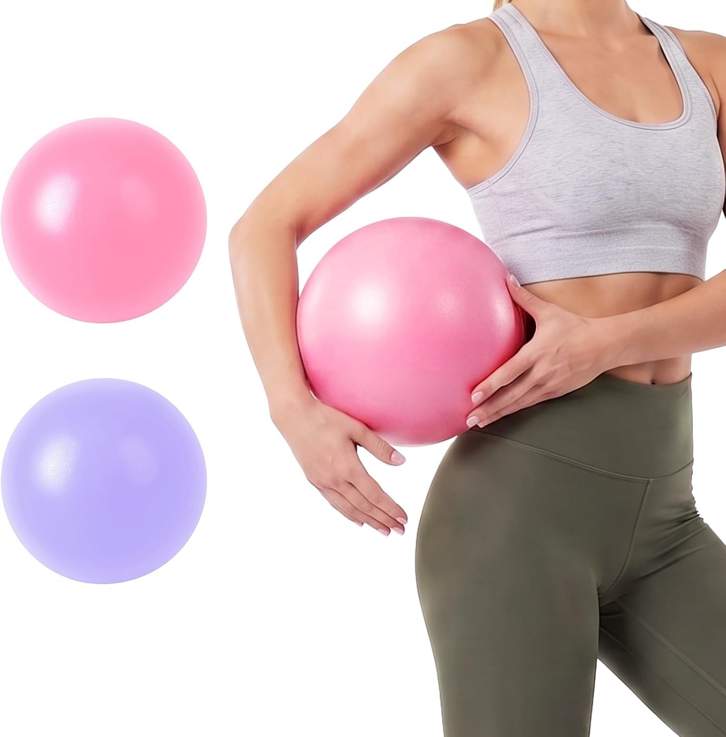Zachte Pilates- en Yoga-bal voor oefeningen, anti-scheur, perfect voor fitness en balanstraining