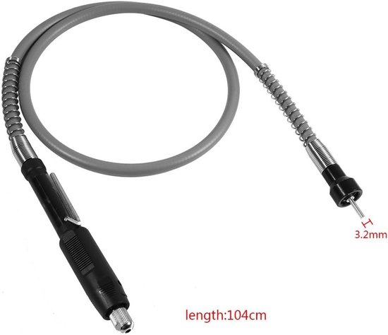 Flexibele Verlengkabel voor Elektrische Molens, 104 Cm Lengte, Eenvoudige Installatie, Geschikt voor Diverse Apparaten en Elektrische Oefeningen — afbeelding 5