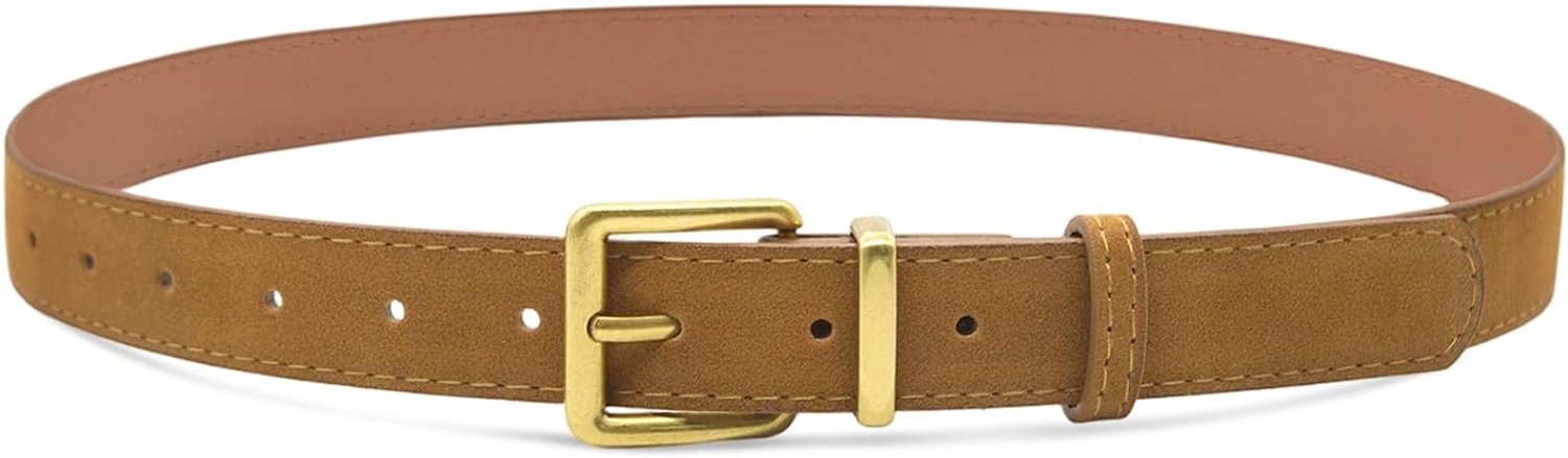 Leren riem voor dames - 3,5 cm breed - zwart - perfecte pasvorm - ShopVlot