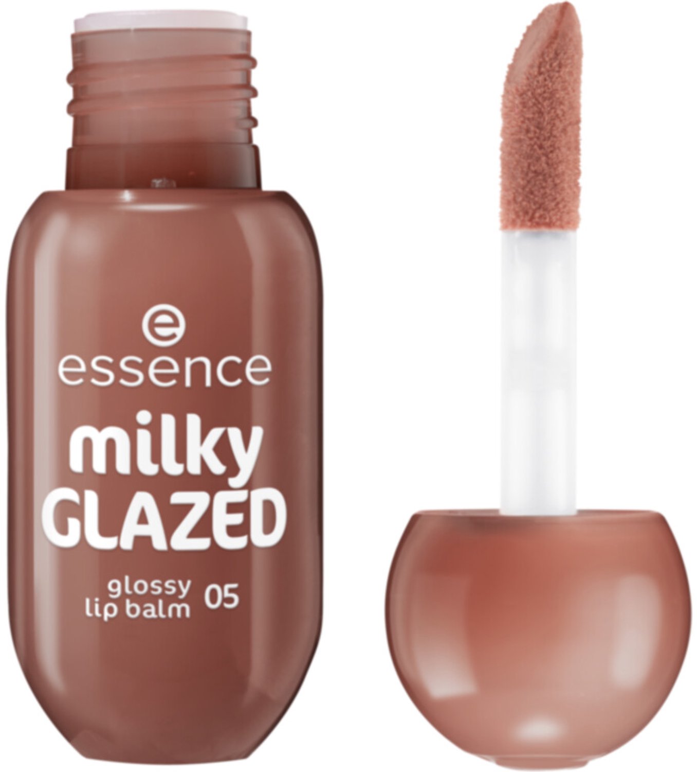 essence milky GLAZED glossy lip balm 05