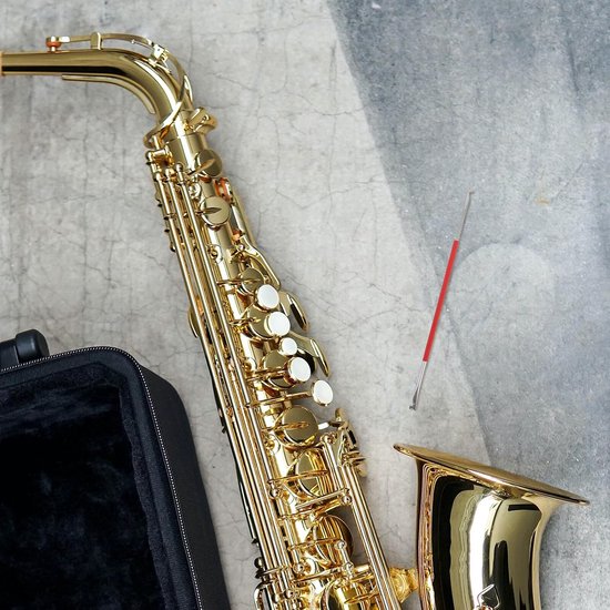 2 Stuks Duurzaam Dubbelzijdig Houtblaasinstrument Reparatie Gereedschap Veernaald voor Sax Klarinet Fluit Onderhoud Eenvoudig Draagbaar voor Muzikale Optredens Repetities — afbeelding 3