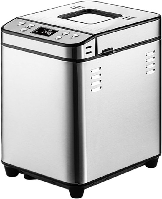 Tnfeeon Automatische Broodbakmachine, 2LB Broodmachine met Dubbele Verwarming, 700 W met 25 programma's en Instellingen, PFAS Anti-aanbakpanvertragingstimer voor Thuis Bakken — afbeelding 4