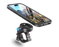 Cozycase 1s 1-Klik Waterdichte Telefoonhouder Fiets Motor Voor iPhone 15 - ShopVlot