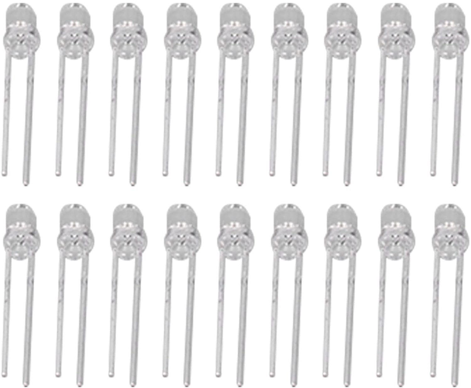LED Diodes Set van 100 Stuks in 8 Kleuren voor Elektronische Projecten en Experimenten - 3mm 3V Luminous Componenten Kit