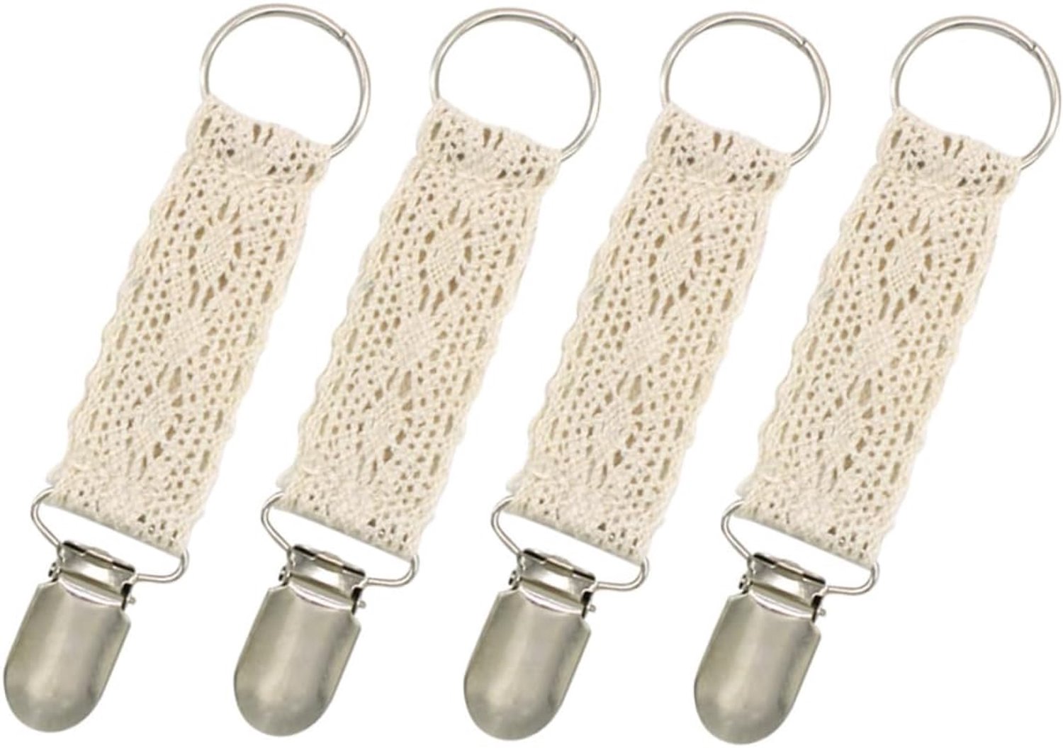 Holibanna hoed clip clips reis handtas voor dames tasclip voor buiten dames hoeden draagbare tasclip hoedenclip voor op reis decoratieve hoedenklem katoen Black