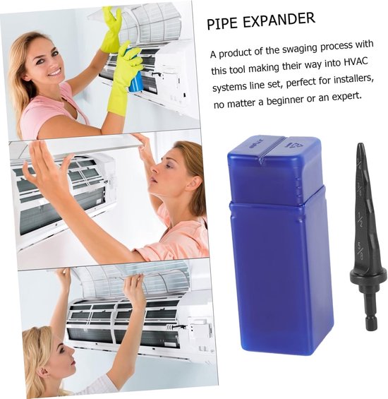 Handmatige Koperen Buisuitzetter Flaring Gereedschapsset met Slanguitzetter Compact Draagbaar voor Hvac Installateurs Snelle Duurzame Buisverbreding Scheuren of Lekkages — afbeelding 5