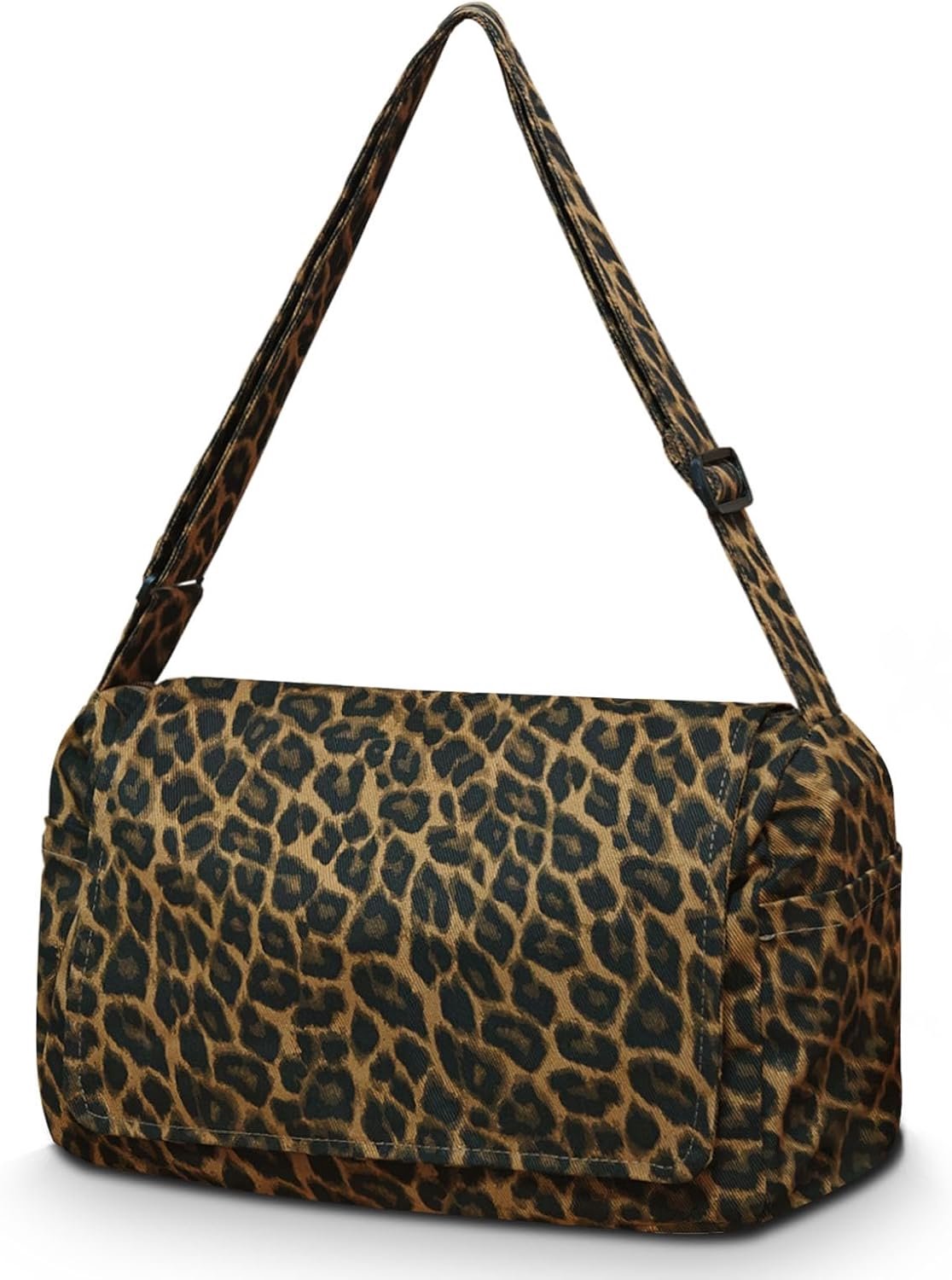 Uniseks schoudertas grote dames shopper tas Cavans Fashion stoffen tas tote bag messenger bag voor dagelijks gebruik / kantoor / school / reizen