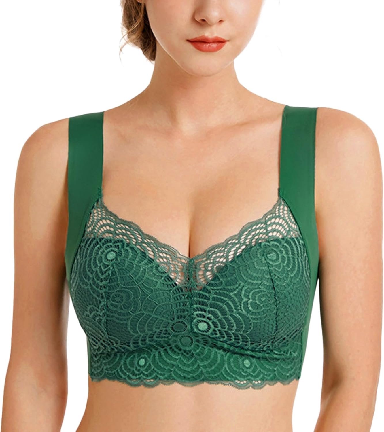 Générique Draadloos ondergoed van klassiek kant voor dames, comfortabel korset, slim fit