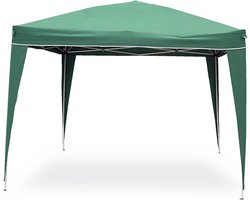 Linea Garden Friend G1526005, pop-up paviljoen, 3 x 3 m, groen, 20 x 20 x 120 cm