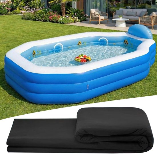 Pool Pad - Pool Ground Pad, Vierkante Tub Bodem Bescherming Mat — afbeelding 5