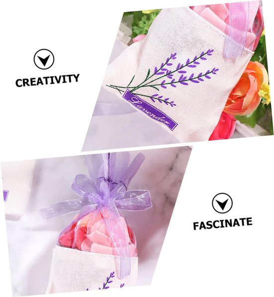 16stuks Lege Geurzakjes Voor Handige Sachets Voor Kledingkasten Auto Lichtgewicht Compact Purifieert De Lavendel Kruidengeur — afbeelding 2