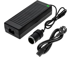 Voeding Adapter voor Auto, Spanning Omvormer 220V naar 12V, Geschikt voor Koelkast en Stofzuiger