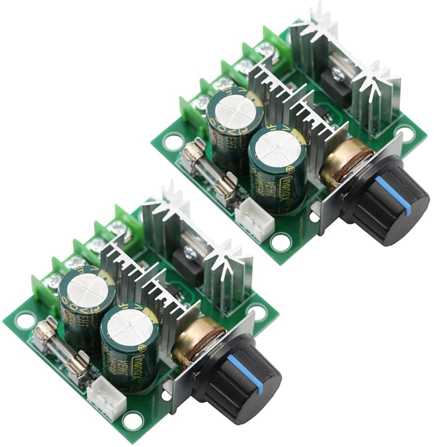 PWM DC Motor Speed Controller Module 12V-40V 10A PWM Speed Controller High Efficiency with Button with Reverse - ShopVlot