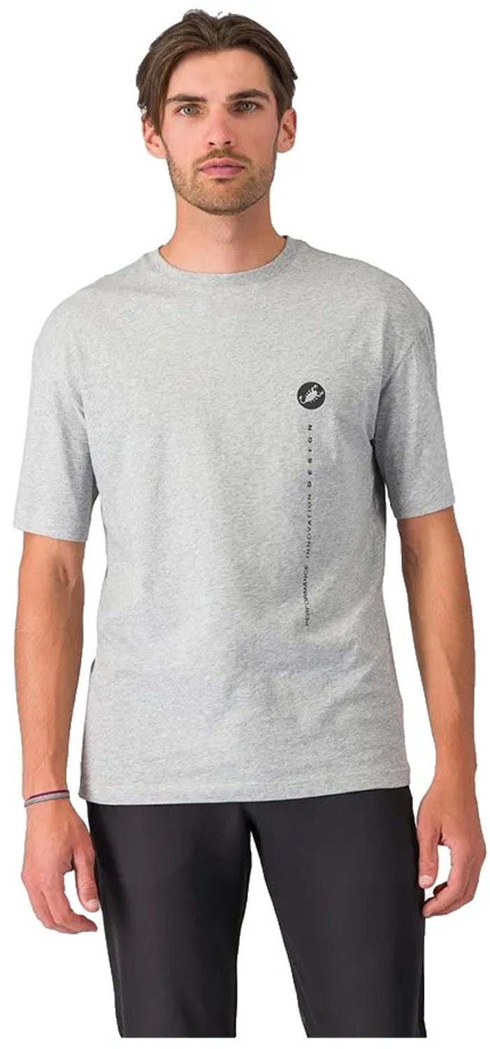 Castelli Innovation Logo T-shirt Met Korte Mouwen Man Grijs
