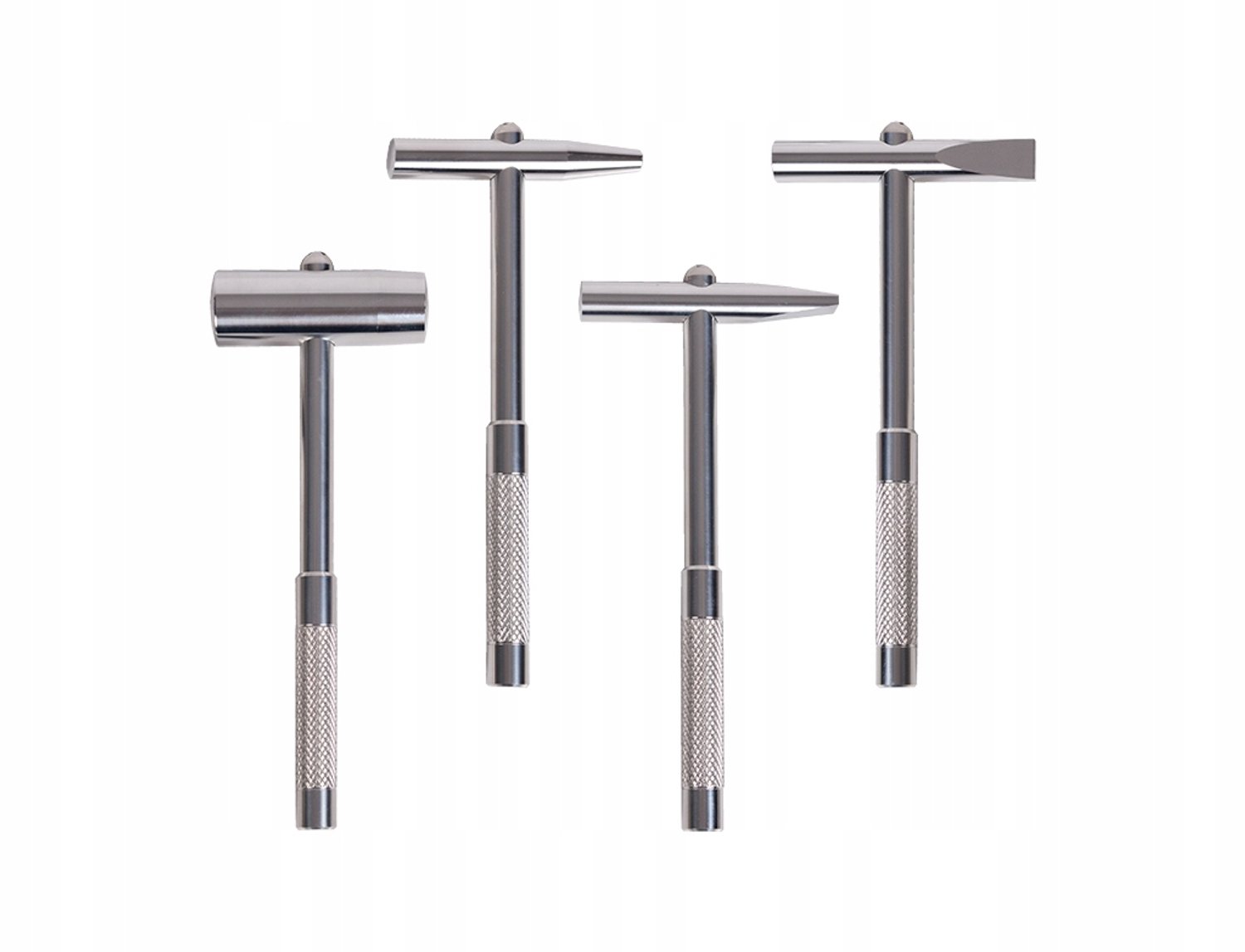 Aluminium Carrosseriehamers Set - 4 Stuks