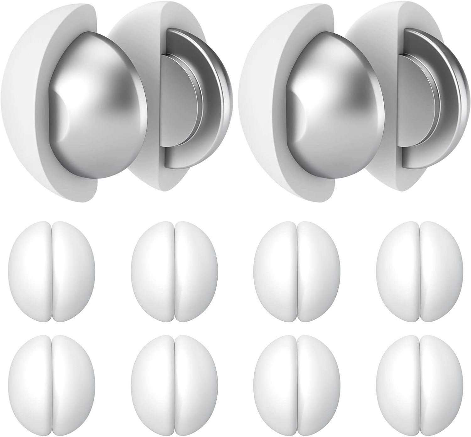 Vanzavanzu Shower curtain weights, never rusting shower curtain magnets, silicone coated magnets so that the window - ShopVlot