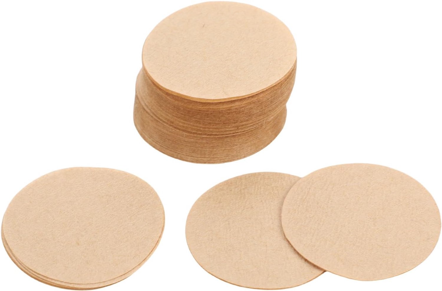 Chrees 500 papieren koffiefilters, 32 mm ronde capsulefilters voor en